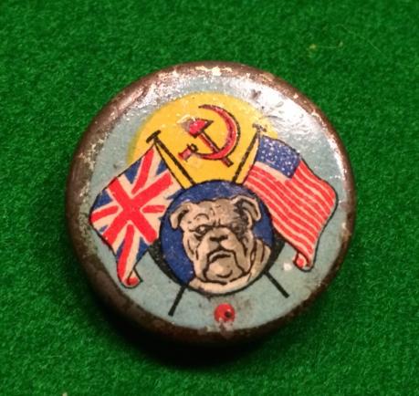 Allies propaganda badge.