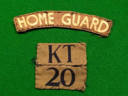 20th Kent ( Sevenoaks ) Btn. Home Guard Titles.