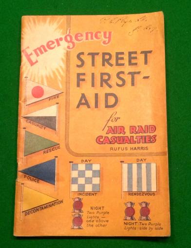 Emergency First Aid for Air Raid Casualties booklet.