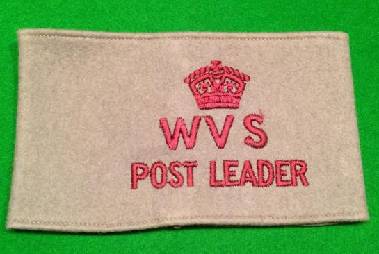 WVS Post Leader armband. 