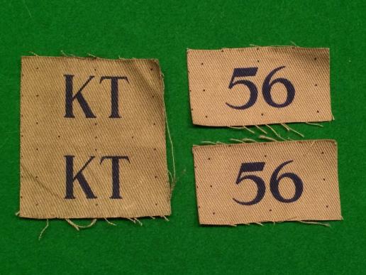 Unissued Kent ( Erith ) Btn. Home Guard Titles Set.