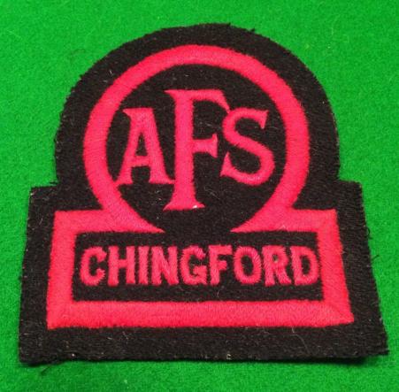 Chingford AFS Breast badge.