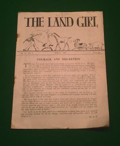  March 1942 The Land Girl.