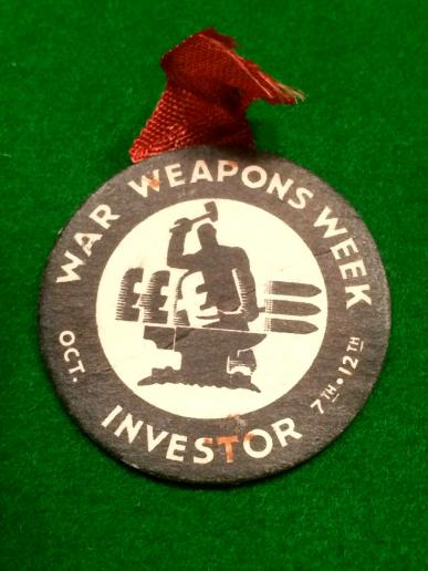 War Savings badge.