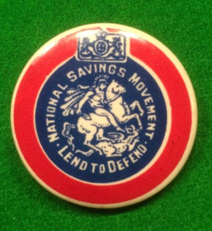 National Savings Volunteer's badge.