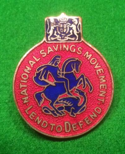 National Savings Volunteer's badge.