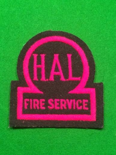 Hawker Aircraft Fire Service badge.