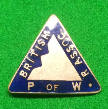 P.O.W. Association lapel badge.