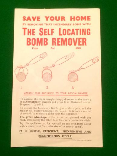 Self Locating Bomb Remover Leaflet.