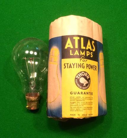 Wartime lightbulb.