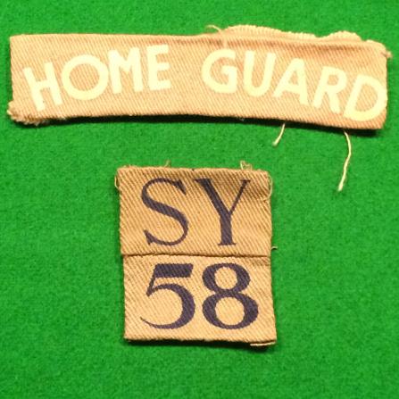 58th Surrey Battalion Home Guard titles.