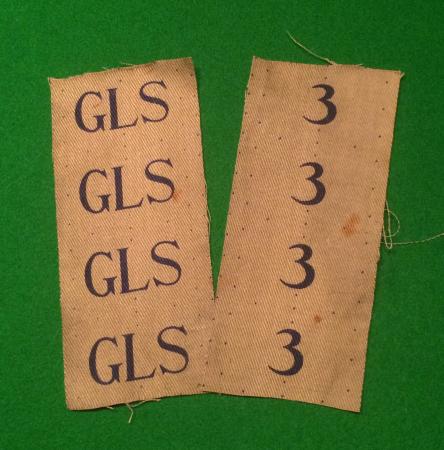 Unissued Gloucester ( Cirencester  ) Btn. Home Guard Titles Set.