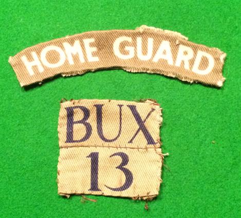 Buckinghamshire Hawker Aircraft Battalion Home Guard titles.