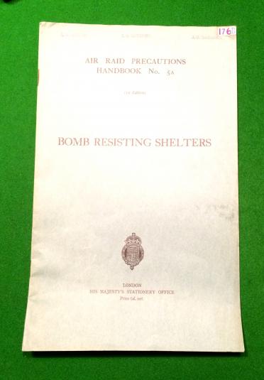 ARP Handbook No.5A Bomb Resisting Shelters.