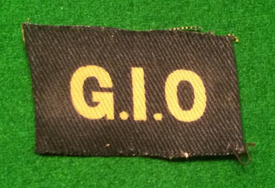 Gas Identification Officer shoulder title.