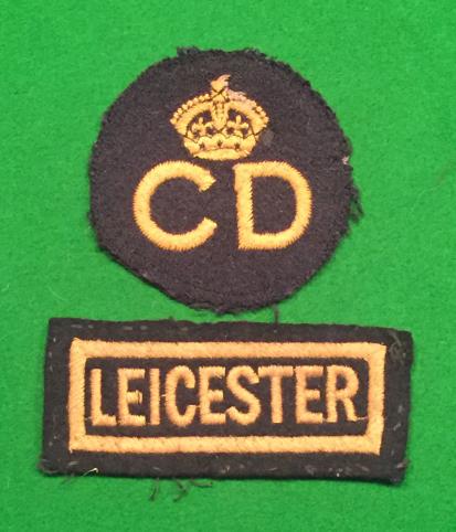 Leicester Civil Defence Breast Insignia.