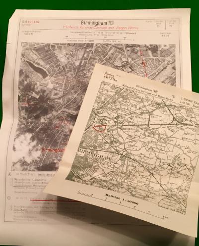 Luftwaffe target maps - Birmingham