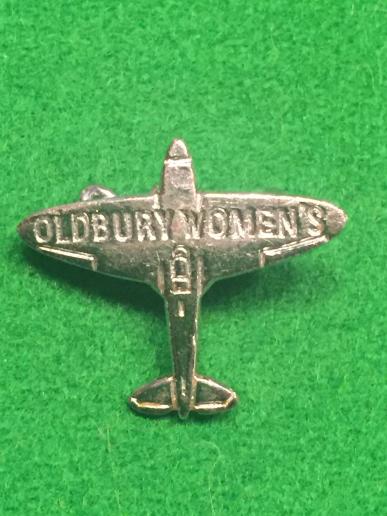 Oldbury Women's Spitfire fund badge.