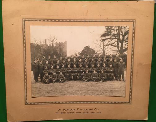 7th Battalion ( Ludlow ) Shropshire Home Guard Photograph.