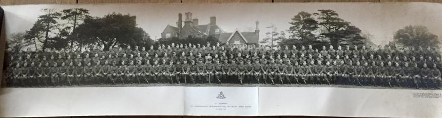 Home Guard Panoramic Photograph 21st Staffs Btn.