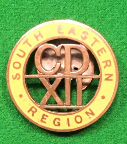 Civil Defence Region XII Lapel Badge.