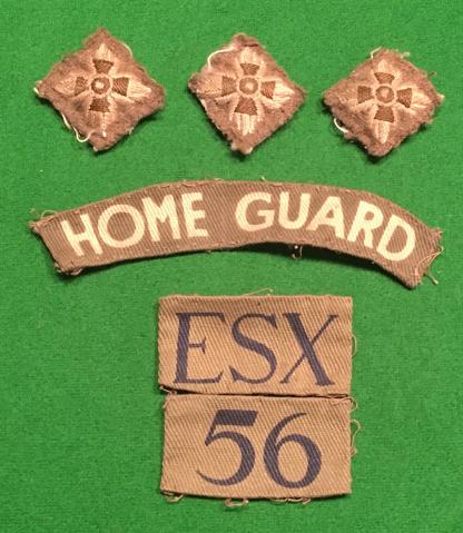 56th Essex Battalion Home Guard titles.