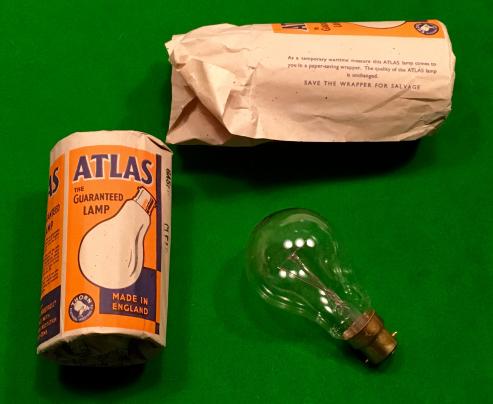 Wartime lightbulbs.