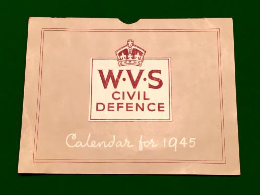 1945 WVS Civil Defence Calendar.