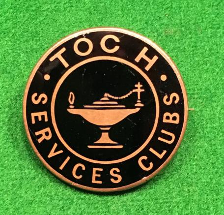 Toc H War Services Clubs lapel badge.