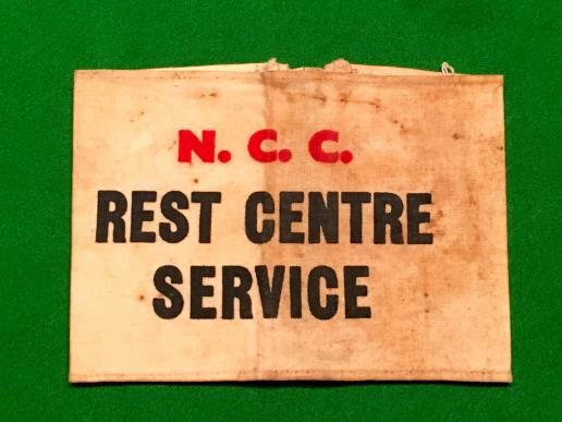 Rest Centre Service Armband. 