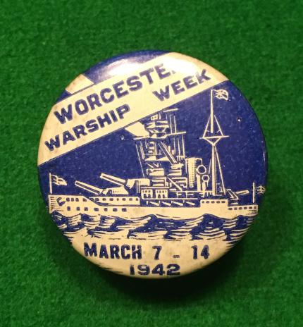 Worcester Warship Week badge.