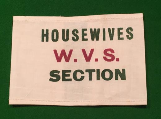 WVS Housewives Section Armband.