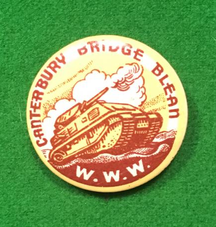  Canterbury Bridge Blean War Weapons Week badge.