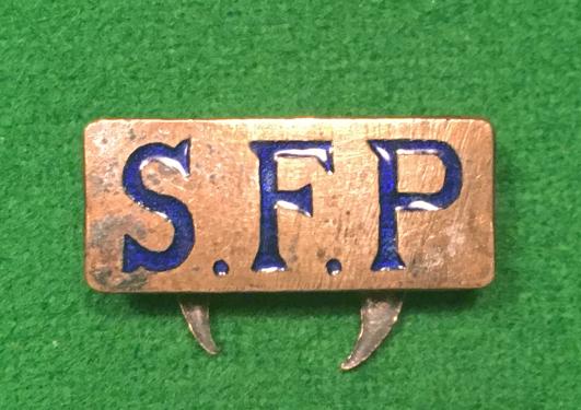 SFP - Fire Party lapel badge.