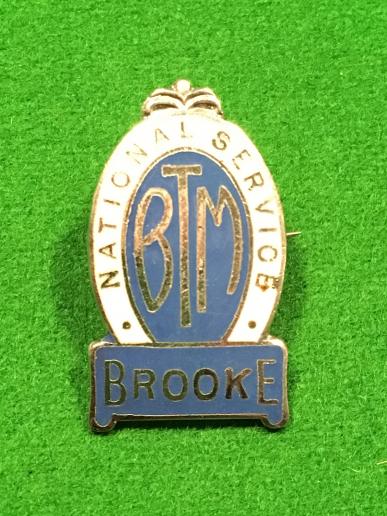 Brooke Tool Manufacturing Co. National Service Badge.