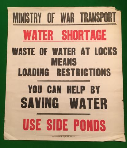 Ministry of War Transport Canal Poster.