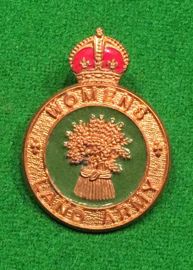 Women's Land Army badge, economy type.