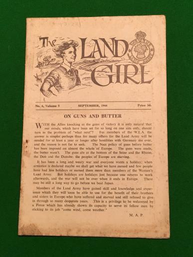 September 1944 ' The Land Girl '.